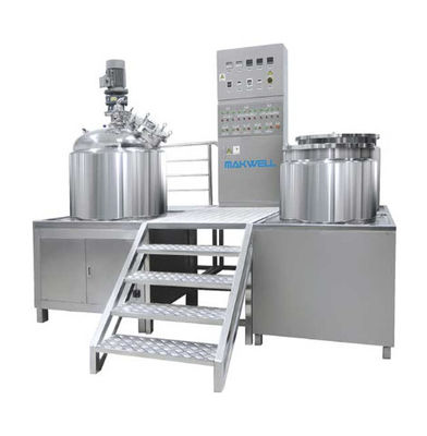 quality Kem mỹ phẩm Vacuum Homogenizing Emulsifier High Shear Emulsifier Dispersing Mixer 2800rpm factory